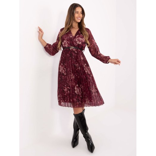 Sukienka-IT-SK-10536-2.35-bordowy 2