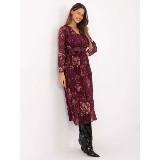 Sukienka-IT-SK-11389-2.12P-bordowy 1