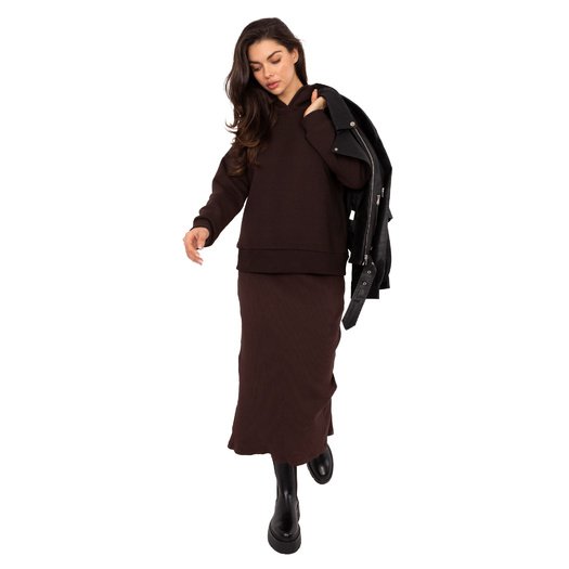 Bluza-RV-BL-A1006.27-ciemny brązowy