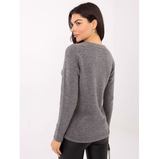 Sweter-MO-SW-1015.78-ciemny szary