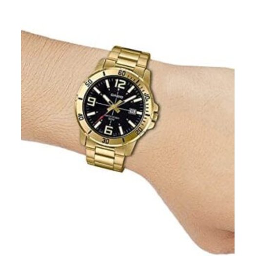 ZEGAREK MĘSKI CASIO MTP-VD01G-1CVUDF  (zd185d) + BOX