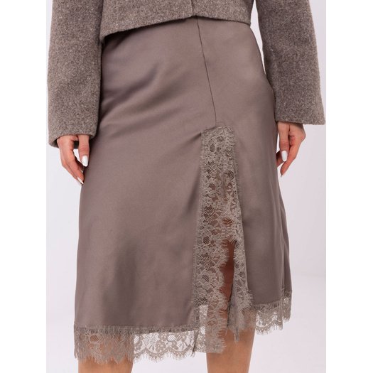 Spódnica-MI-SD-3275.57-ciemny bezowy 2