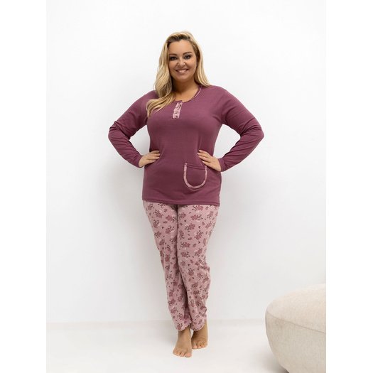 Piżama-DU-PI-FP-508.57-ciemny różowy 5