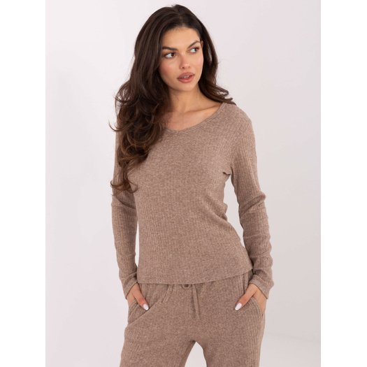 Sweter-SM-SW-A1568.79-ciemny bezowy 2