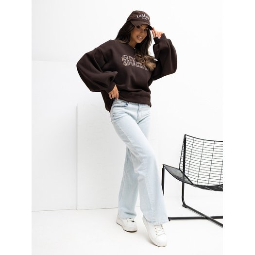 Bluza-RV-BL-A1040.03-ciemny brązowy 1