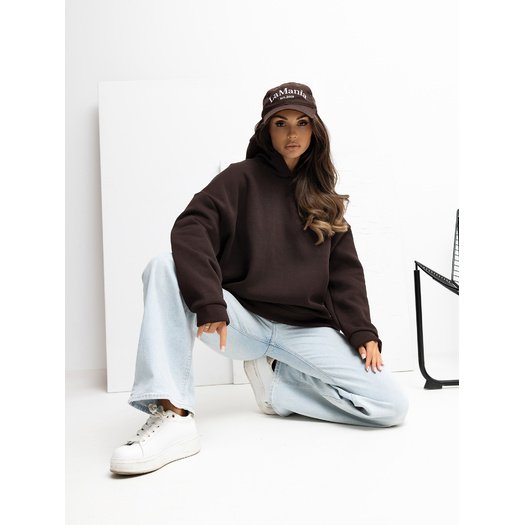 Bluza-RV-BL-A1037.12-ciemny brązowy 1