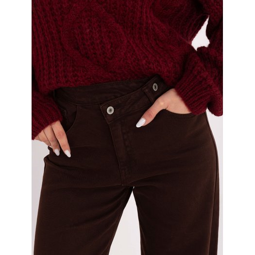 Spodnie jeans-VM-SP-ST6005-5.65-ciemny brązowy 1