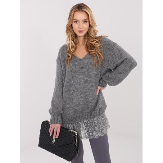 Sweter-IN-SW-33681.05P-ciemny szary 4
