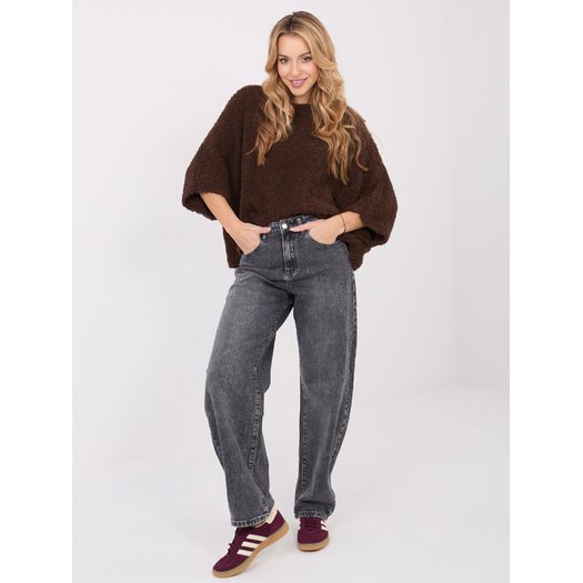 Sweter-CH-SW-72996.26-ciemny brązowy 1