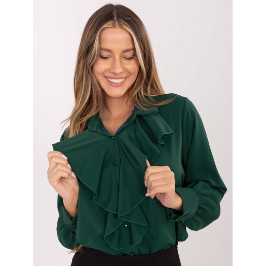 Koszula-IT-KS-26967.28-ciemny zielony 3