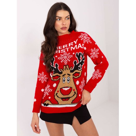 Sweter-MI-SW-19137.52-czerwony 3