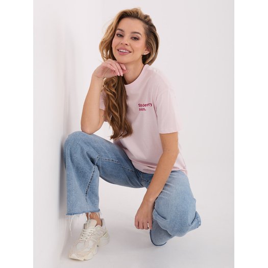 T-shirt-D12022AH02645V-jasny r&oacute;żowy 1