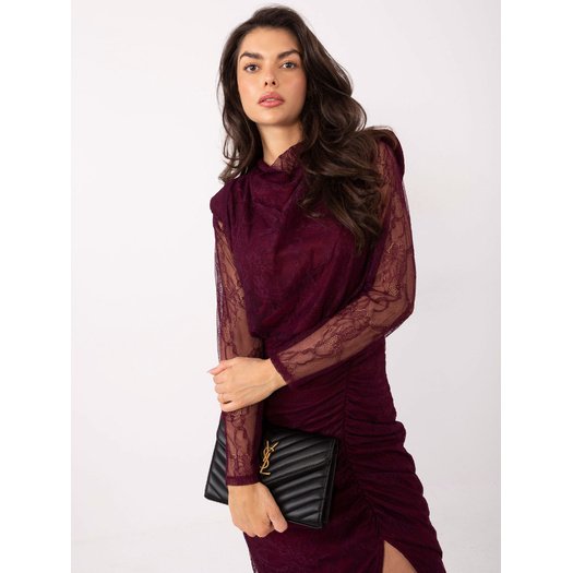 Sukienka-IT-SK-9937.16-ciemny fioletowy