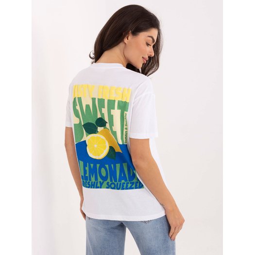 T-shirt-D12022AH02645W-biało-ż&oacute;łty 2