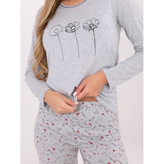 Piżama-DU-PI-FP-003.99P-szary