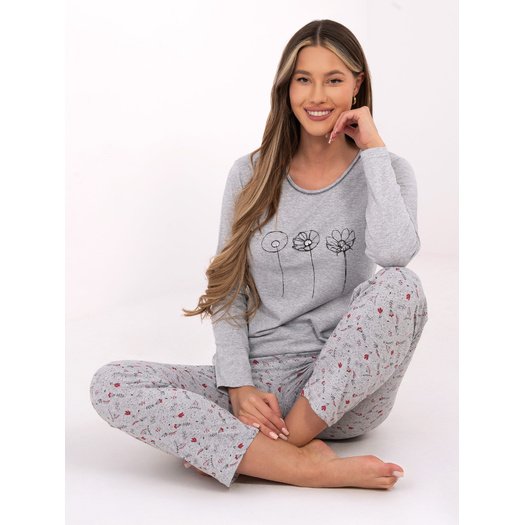 Piżama-DU-PI-FP-003.99P-szary 3