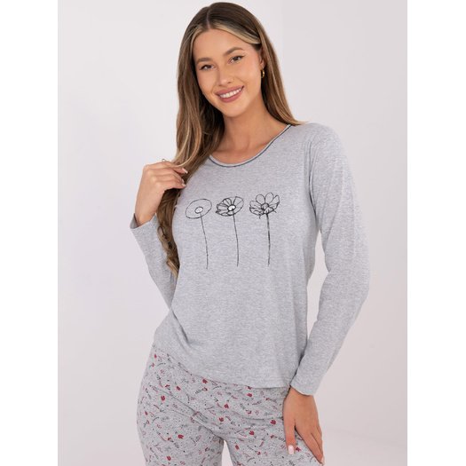 Piżama-DU-PI-FP-003.99P-szary 2