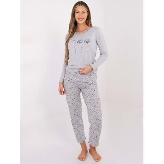 Piżama-DU-PI-FP-003.99P-szary 4