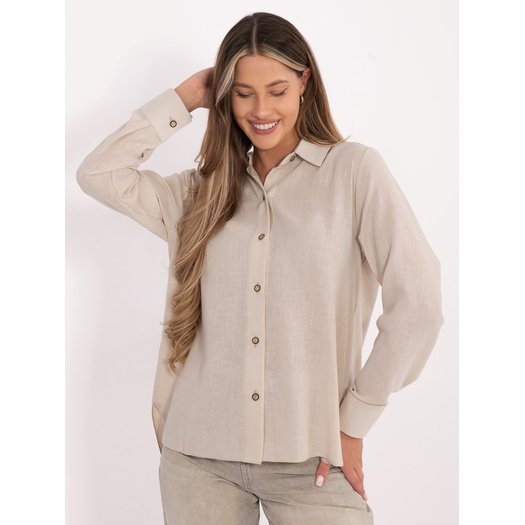Koszula-LK-KS-510109.70-beżowy