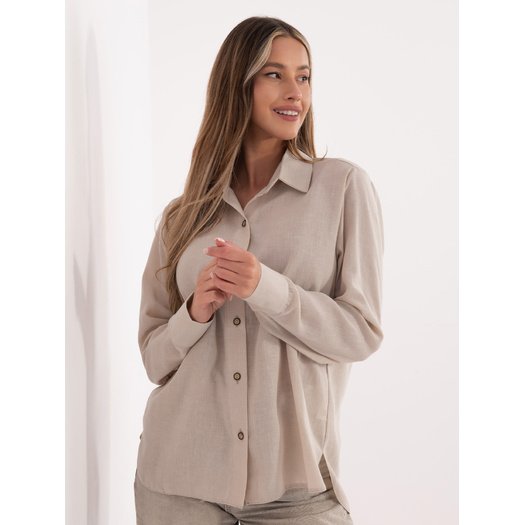 Koszula-LK-KS-510109.70-beżowy 5
