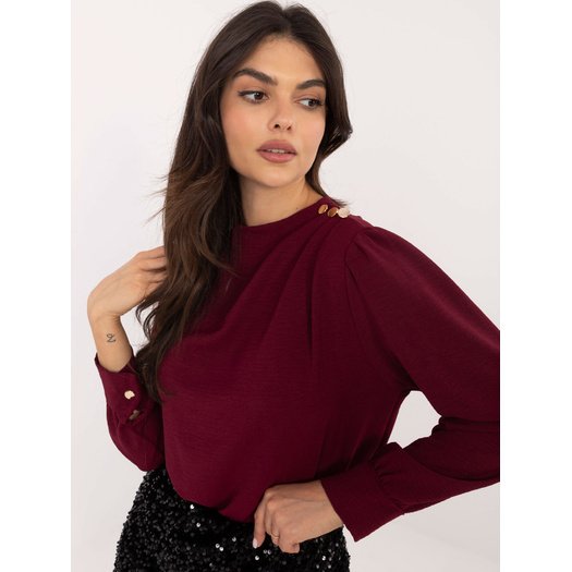 Bluzka-MI-BZ-278519-1.40-bordowy 1