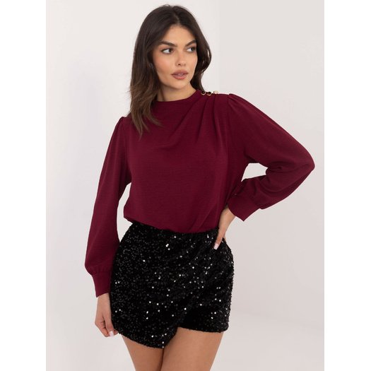Bluzka-MI-BZ-278519-1.40-bordowy 2