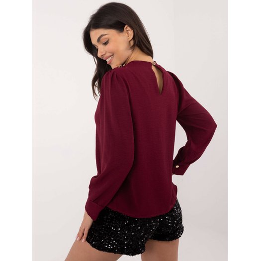 Bluzka-MI-BZ-278519-1.40-bordowy 3