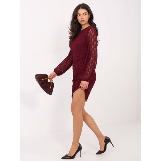 Sukienka-IT-SK-9975.99-bordowy