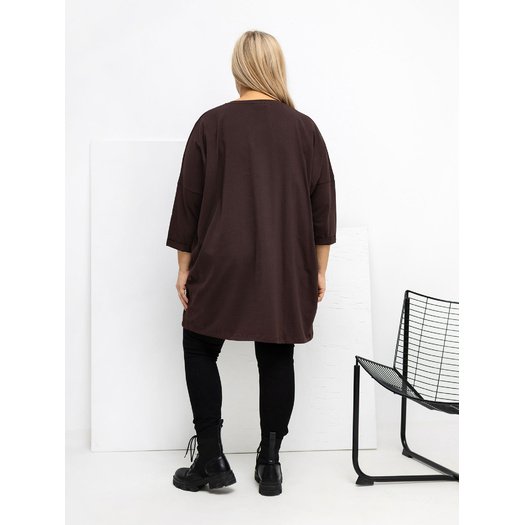 Bluzka-RV-BZ-A1076.00-ciemny brązowy 3