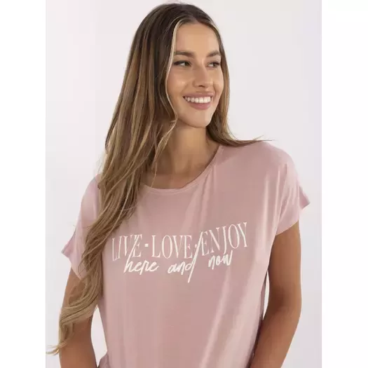 T-shirt-D12100M02737A-jasny różowy
