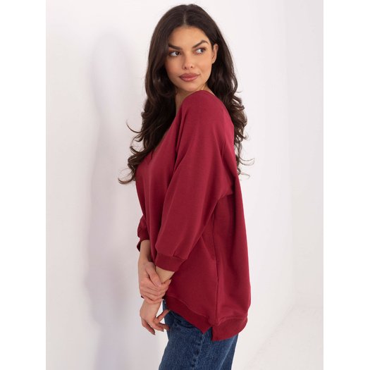 Bluza-RV-BL-5676.09-bordowy 4