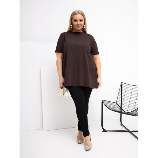 Bluzka-RV-BZ-7923-1.34P-ciemny brązowy 1