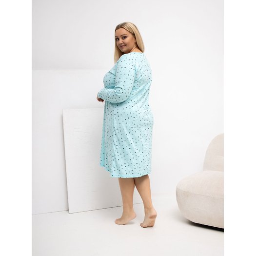 Koszula nocna-DU-KN-FP-607.04P-mietowy 3