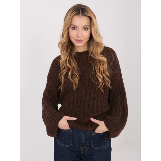 Sweter-MI-SW-1215.51-brązowy