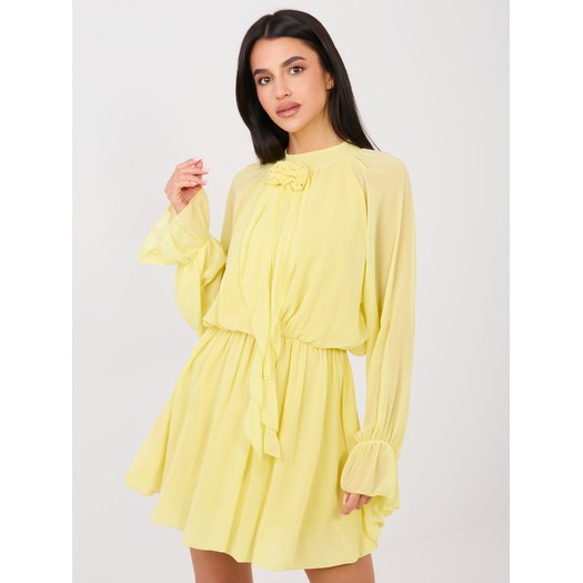 Sukienka-MI-SK-A1554.67-jasny ż&oacute;łty