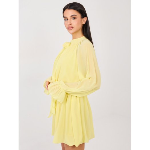 Sukienka-MI-SK-A1554.67-jasny ż&oacute;łty 2