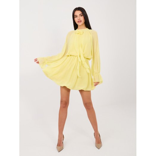 Sukienka-MI-SK-A1554.67-jasny ż&oacute;łty 3