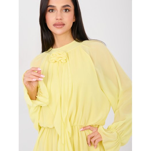 Sukienka-MI-SK-A1554.67-jasny ż&oacute;łty 1