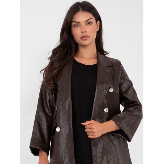 Marynarka-IT-MA-FL10061.51-ciemny brązowy