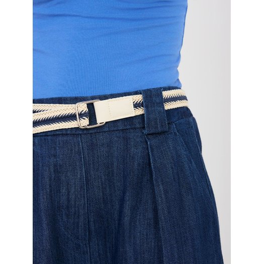 Spodnie jeans-IT-SP-FL9929.17P-granatowy 1