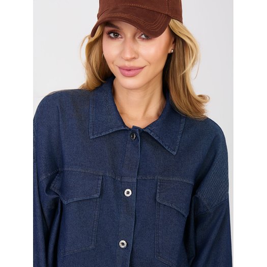 Koszula-IT-KS-FL9273.29-granatowy 1