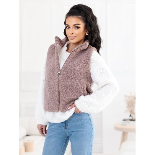 Kamizelka-CS-KZ-1403.00P-ciemny bezowy 1