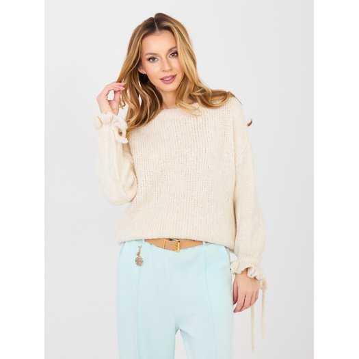 Sweter-MI-SW-1512.28-jasny beżowy 2
