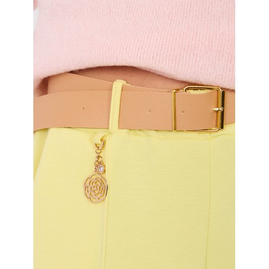 Spodnie-MI-SP-K104.14-jasny ż&oacute;łty 3