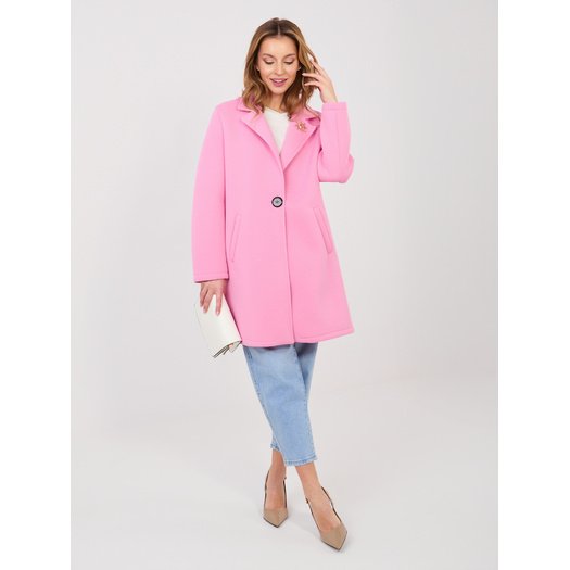 Płaszcz-IT-PL-FL8153-1.04-r&oacute;żowy 1