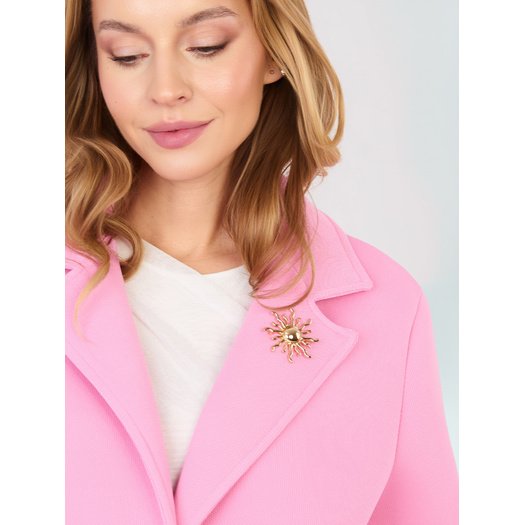 Płaszcz-IT-PL-FL8153-1.04-r&oacute;żowy 2