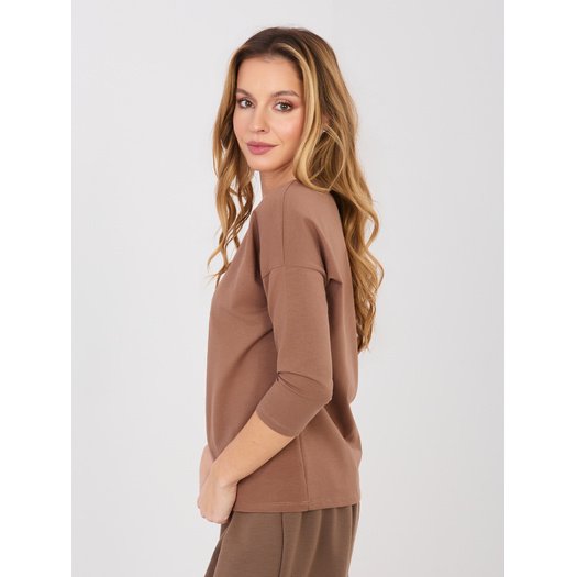Bluzka-RV-BZ-4661.40P-jasny brązowy