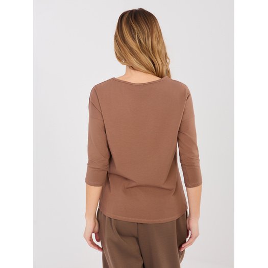 Bluzka-RV-BZ-4661.40P-jasny brązowy 1