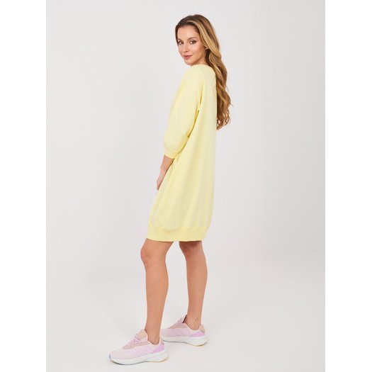 Sukienka-RV-SK-7203.35P-jasny ż&oacute;łty 2