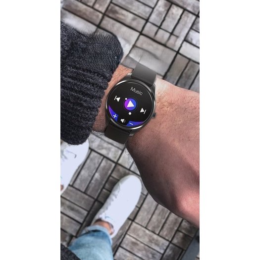 IŠMANUSIS LAIKRODIS SMARTWATCH G. Rossi SW012-5 gold/gray + dodatkowa BRANSOLETA (zg315e)